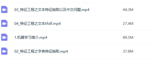 6节课机器学习入门视频教程