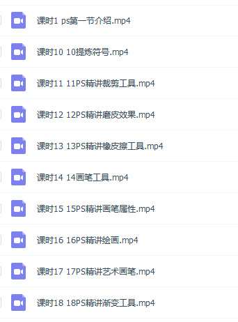 推荐！精讲photoshop cc完全自学视频课程