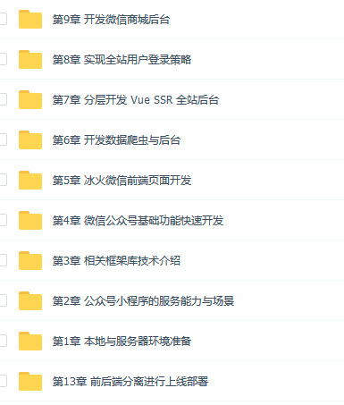 前端 Vue+Node+MongoDB高级全栈开发（完结）